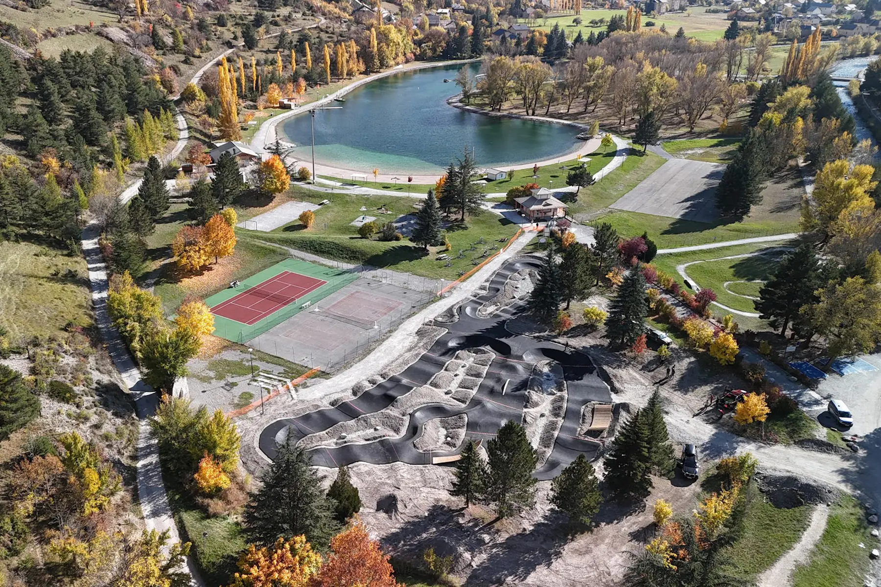 Pumptrack du plan d'eau de Jausiers