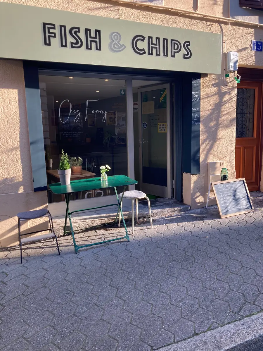 Fish and chips terrasse