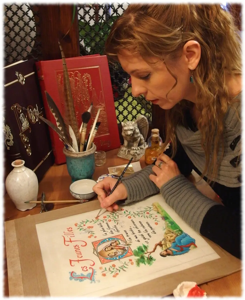 Elisabeth Baillié, enlumineur