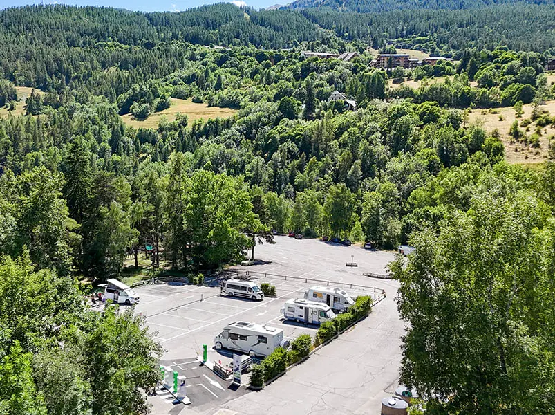 Val d'Allos - Aire pour camping-cars_Allos