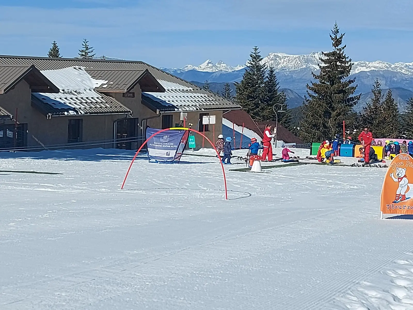 Jardin des neiges - Club Piou-Piou de Chabanon