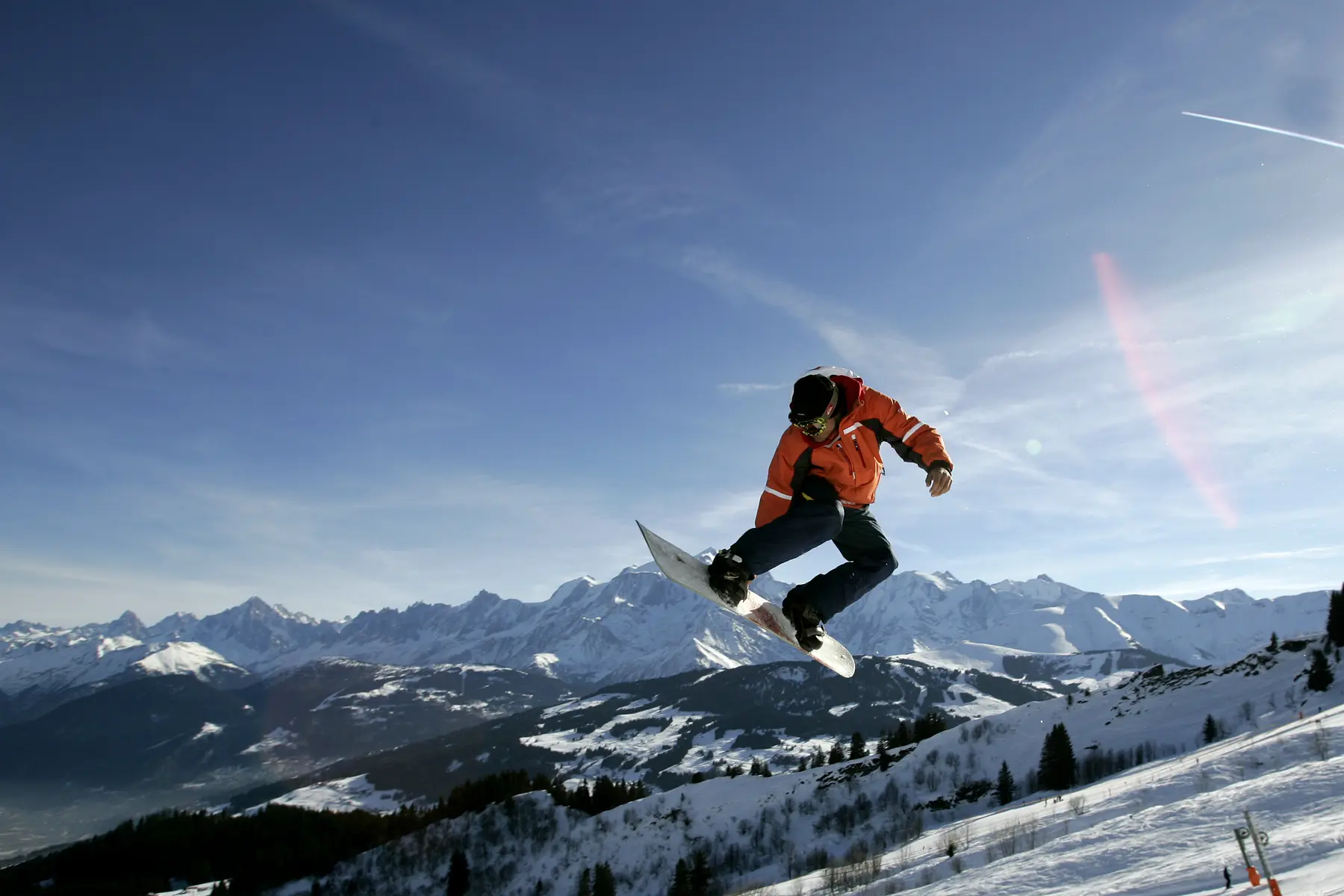 snowboard saut