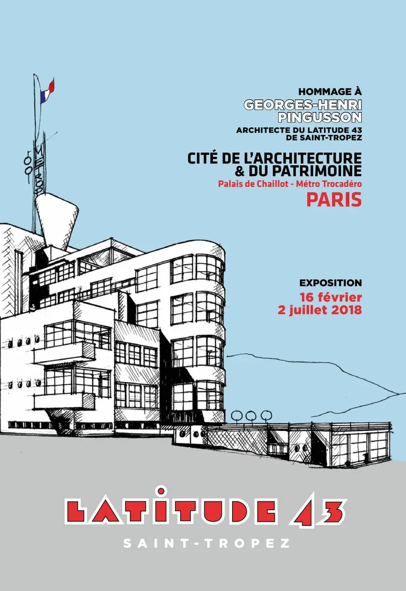 Affiche Expo Hommage à G-H Pingusson - Paris 2018