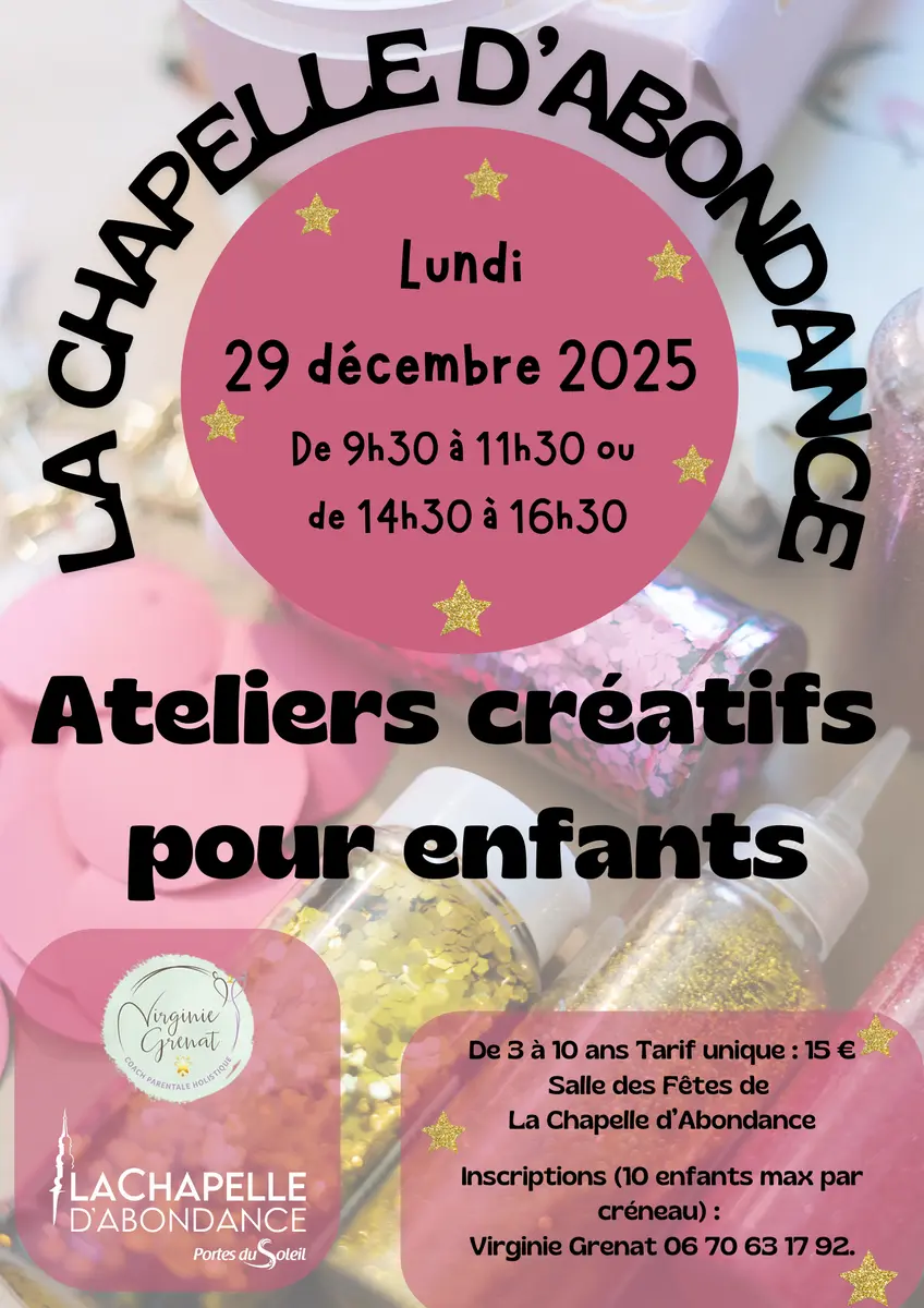 Atelier créatif avec Virginie