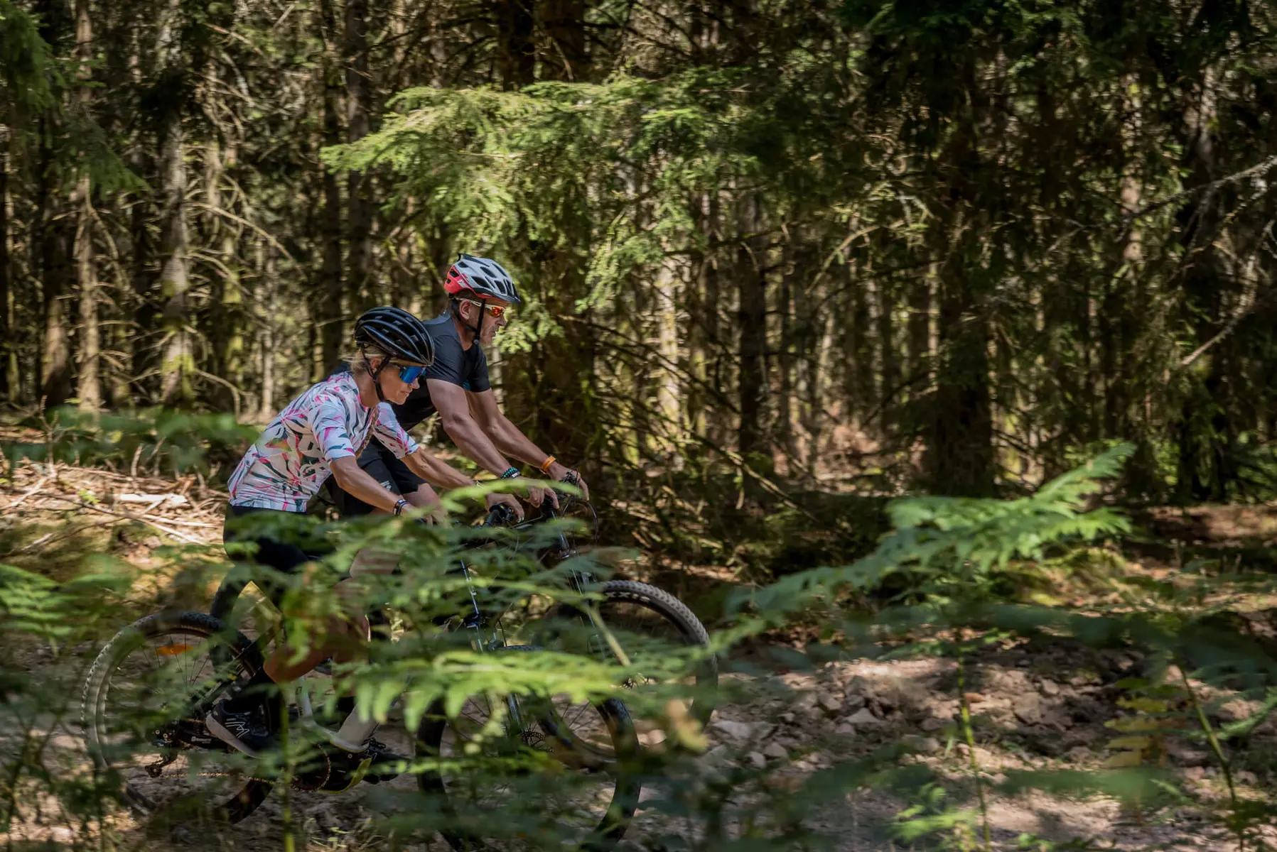 VTT en itinérance dans le Roannais