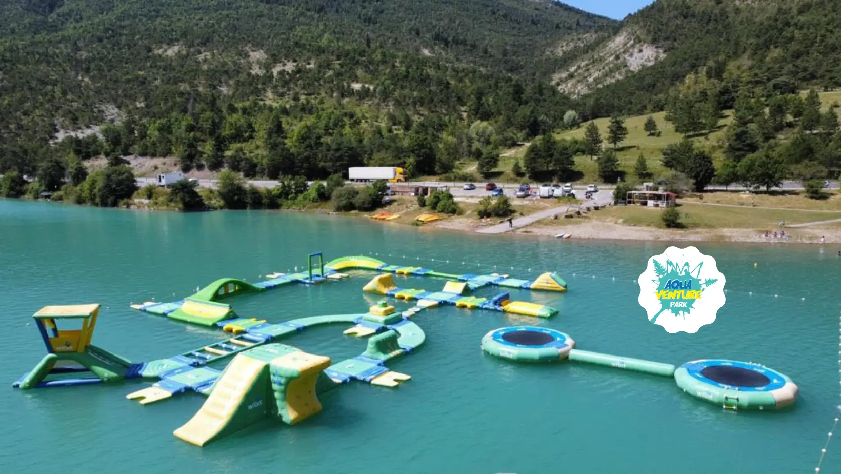 Un parc aquatique gonflable au coeur du Verdon