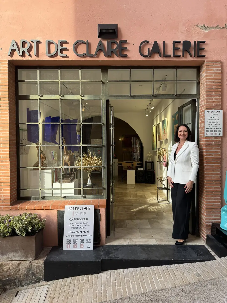 Atelier galerie Art de Claire à Mougins