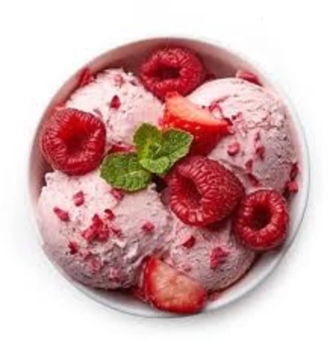 Glace fruits rouges