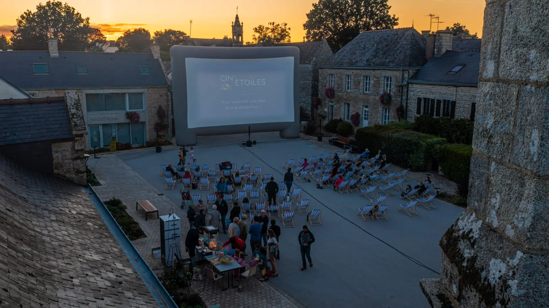 Cinéma en plein air La Vraie-Croix