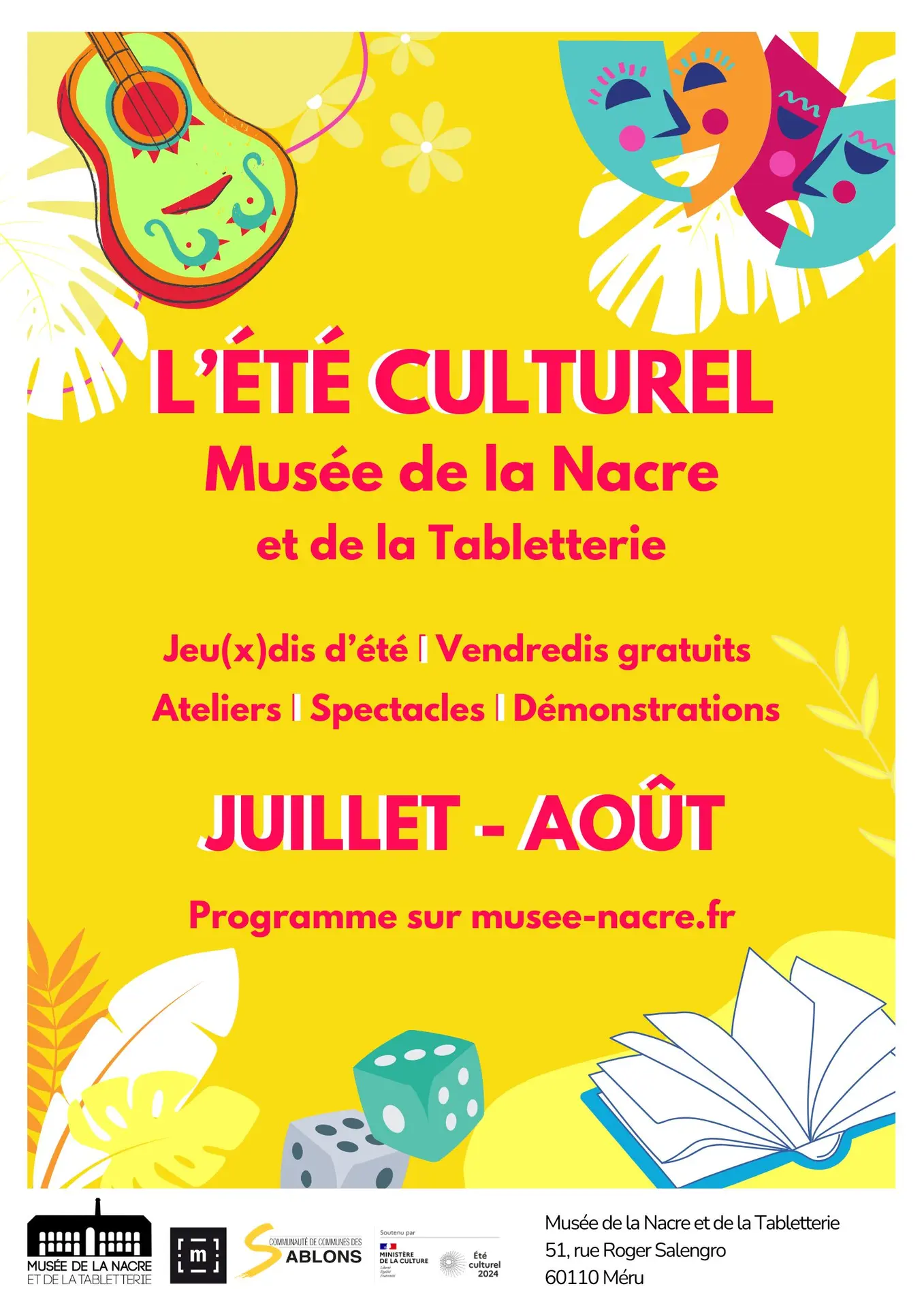 Été culturel - Musée de la Nacre et de la Tabletterie 05 07 2024 - 30 08 2024.jpg