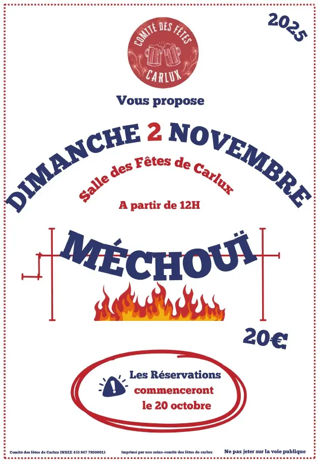 Mechoui Carlux 2 novembre 2025