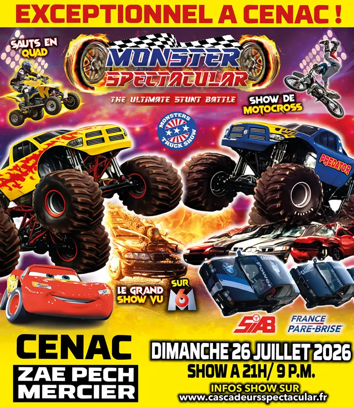 Monster Spectacular Cenac 2026