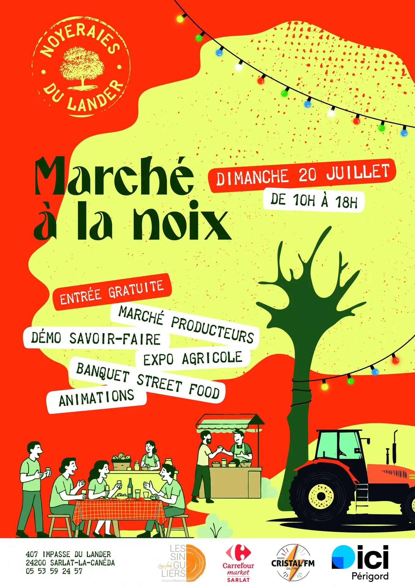 Marché à la noix