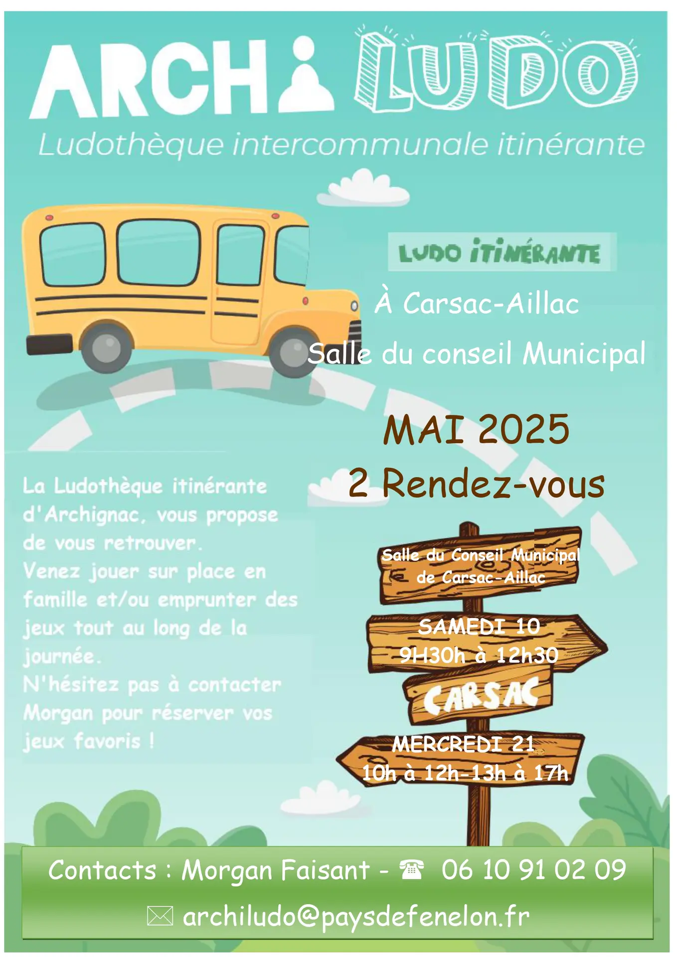 Aff ludo Carsac 10 et 21 mai 2025