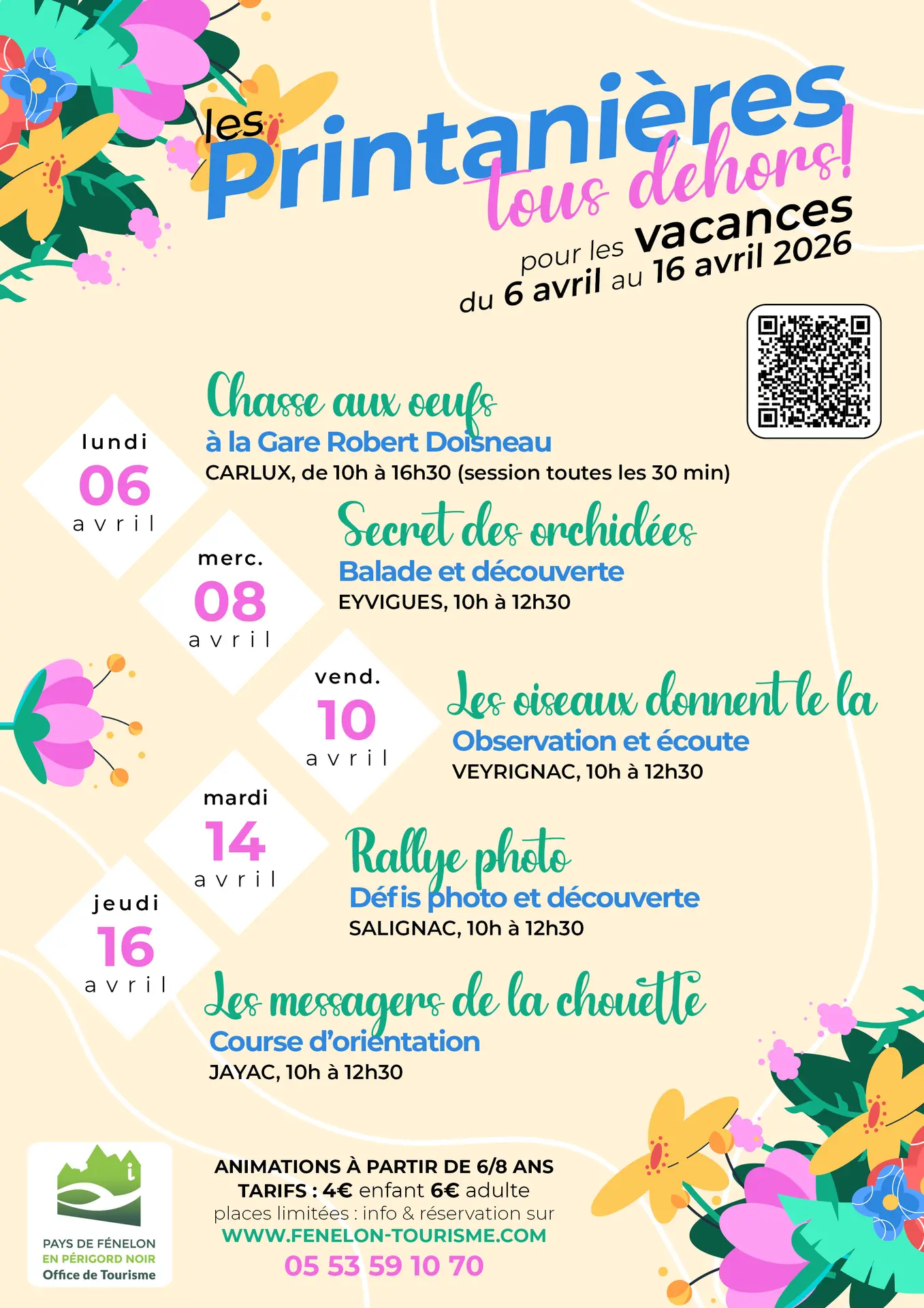 Affiche A4 - les printanières 2026