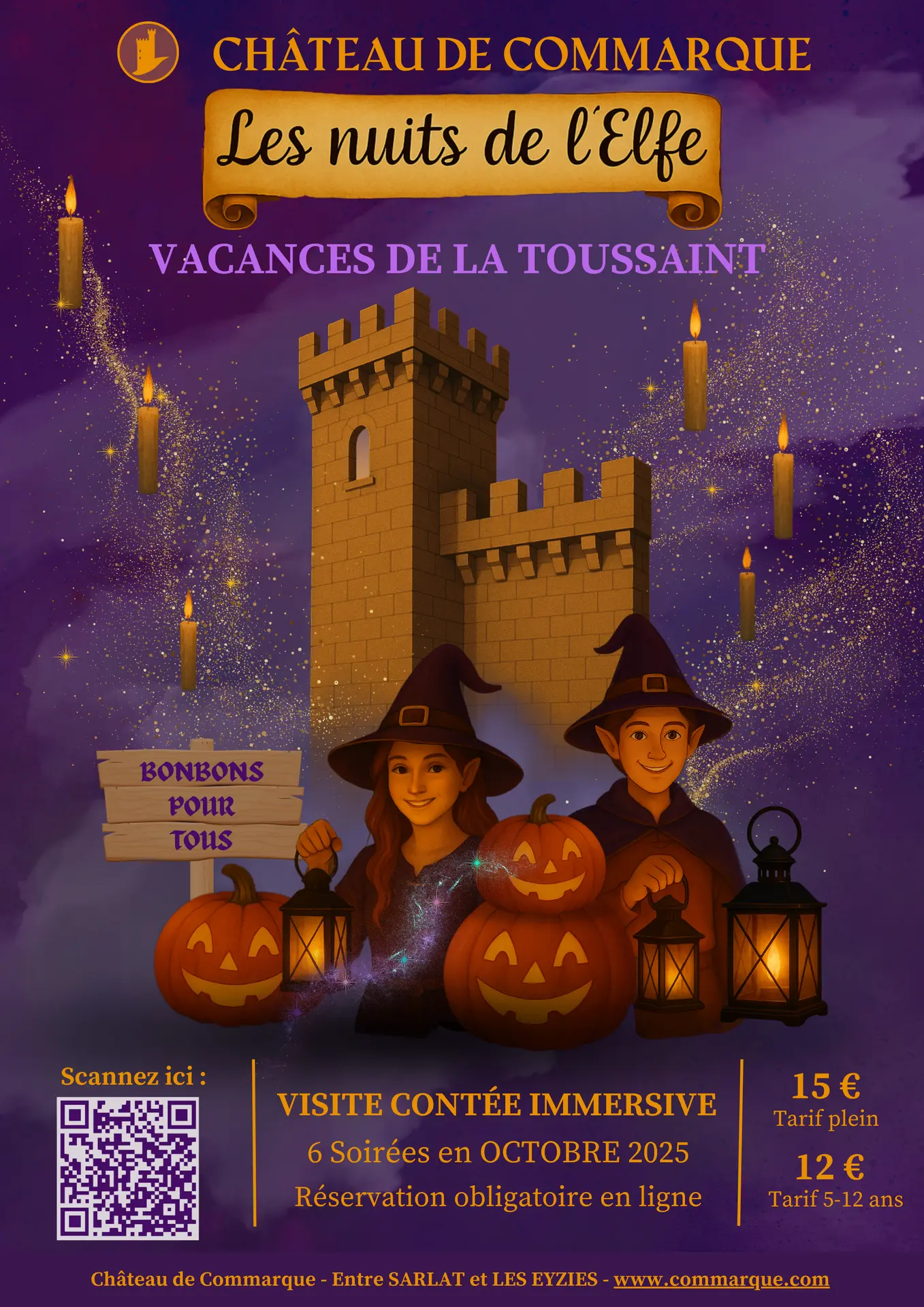 Affiches nocturnes - Commarque 2025 -