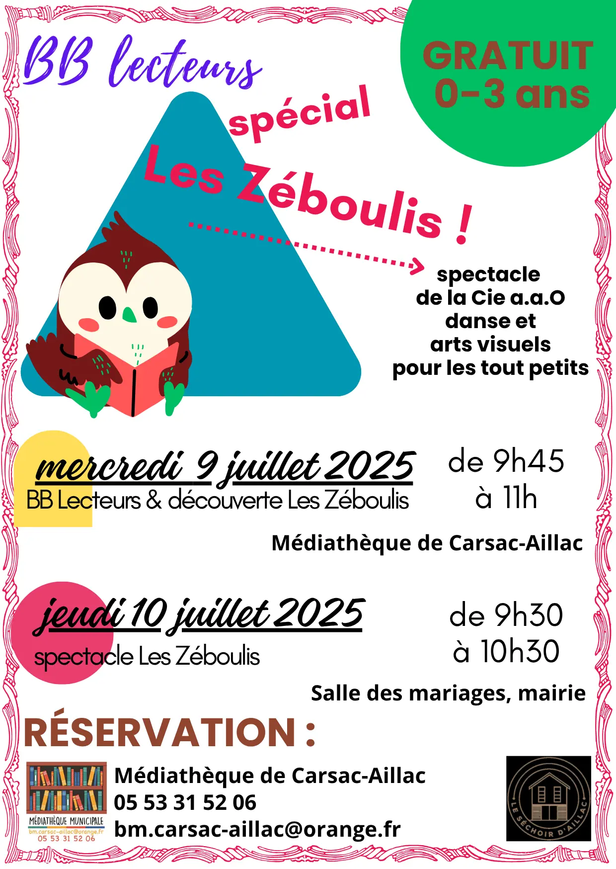 BBLecteurs Carsac - BB juillet 2025