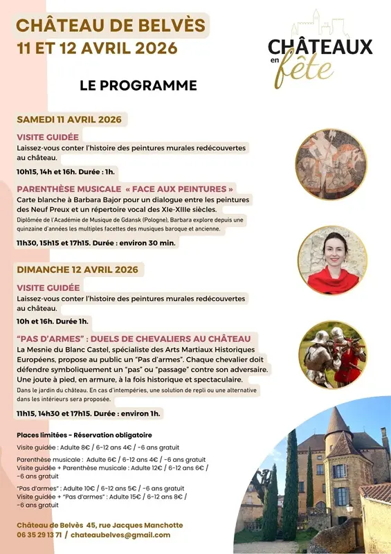 Château Belvès Châteaux en Fête