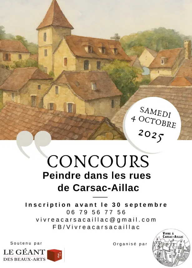 Concours peinture Carsac Aillac 4 oct