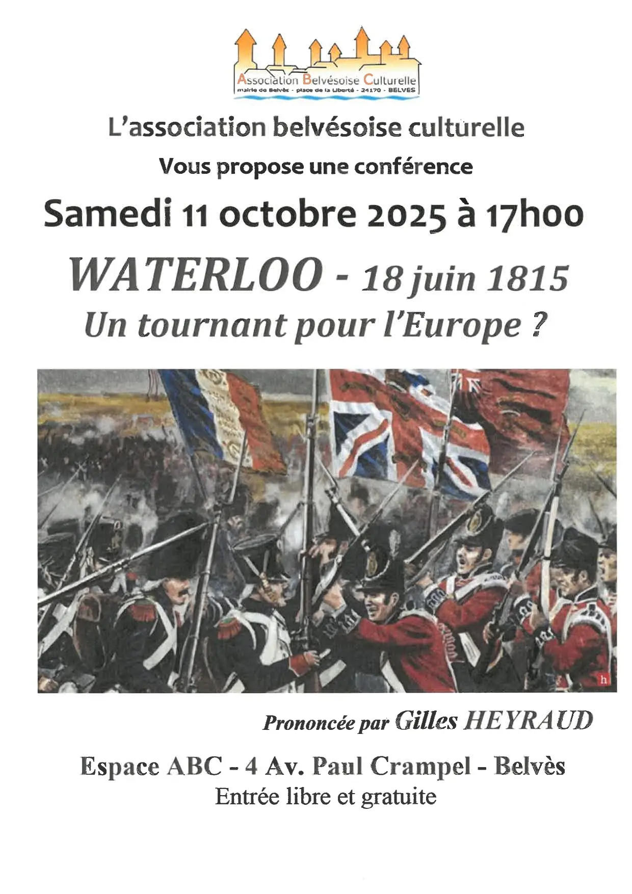 Conférence WATERLOO