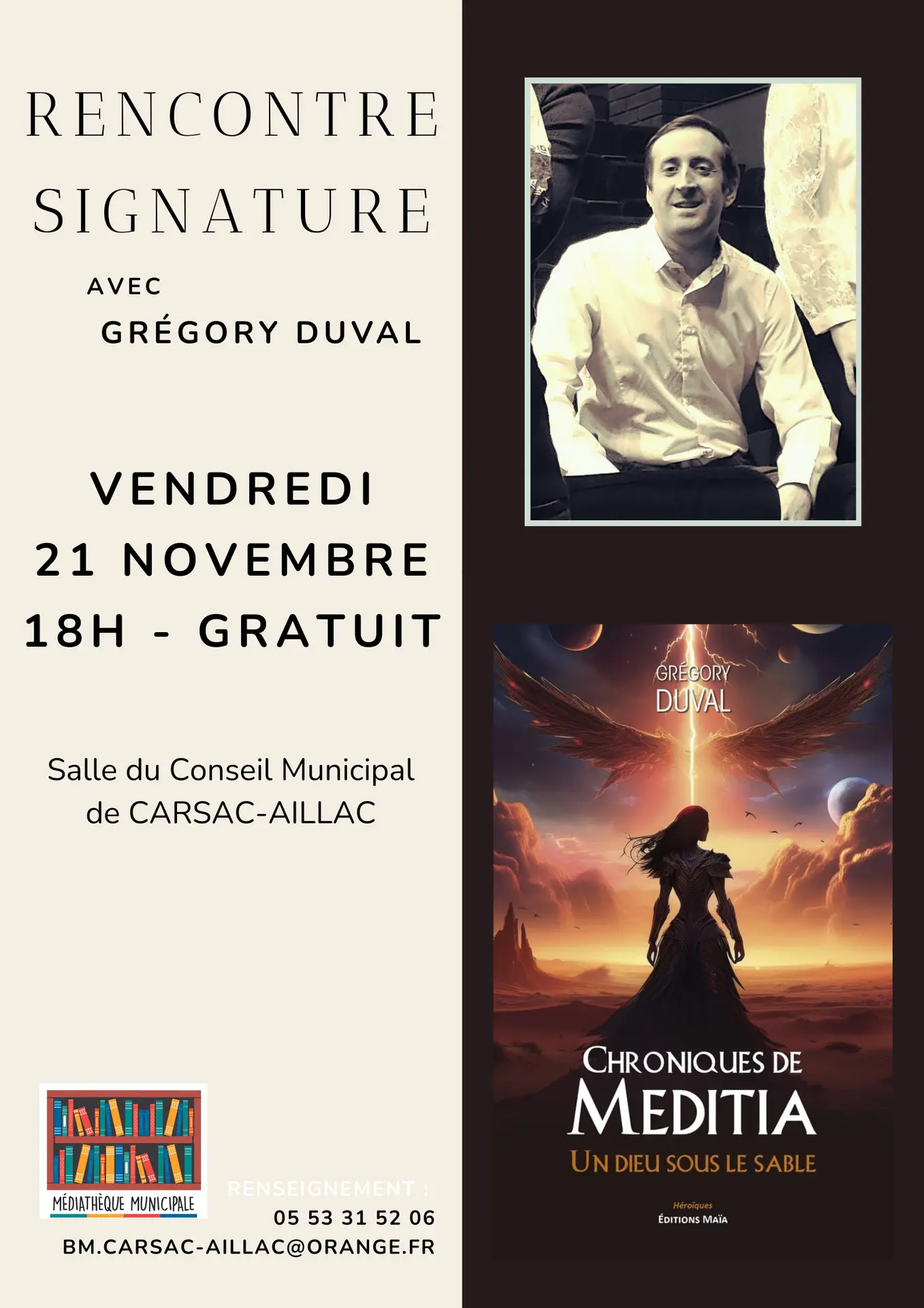 Conférences 2025 - gégory duval