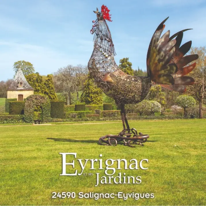 Coq o mania jardins d'Eyrignac