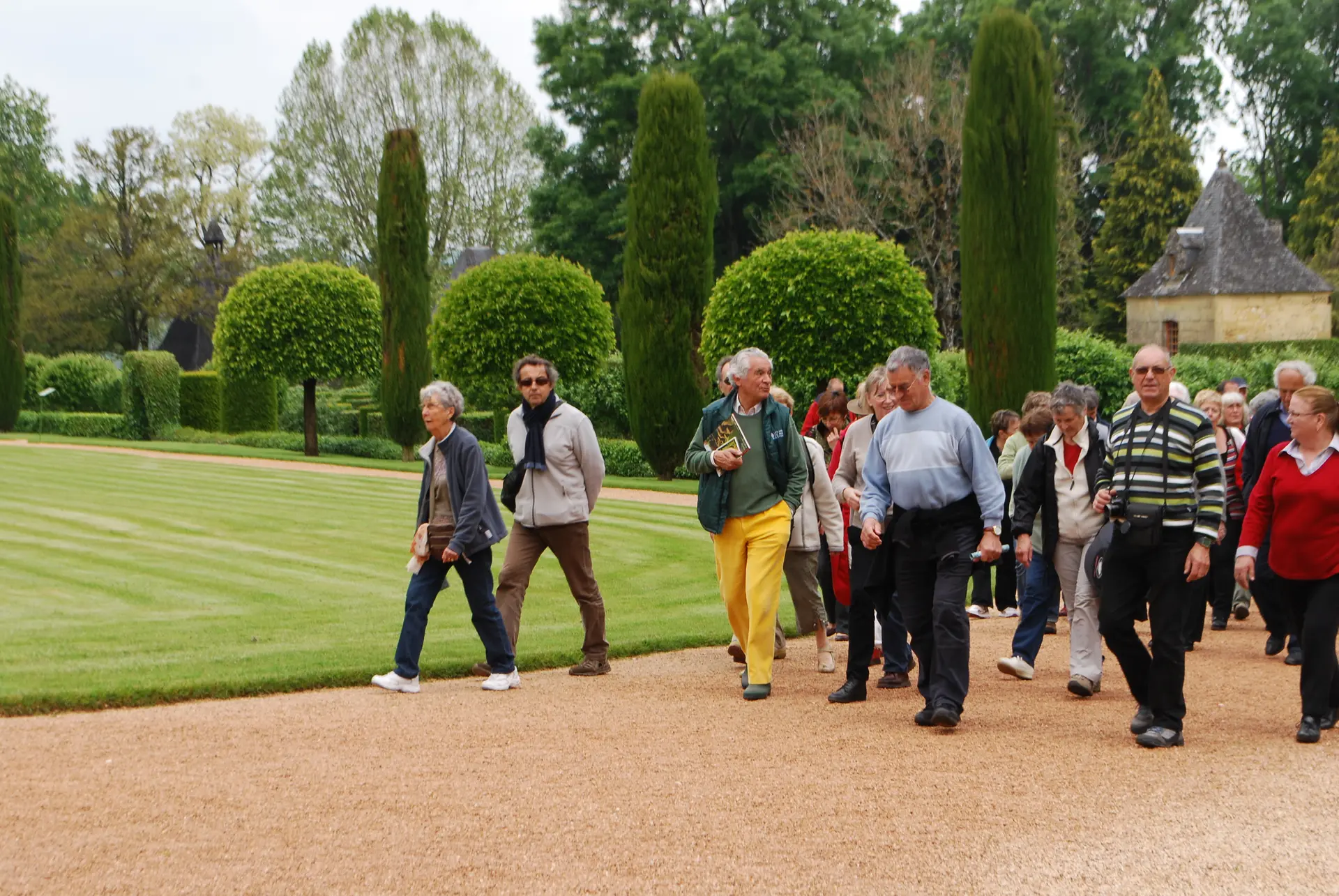 Rencontre avec le propriétaire au Manoir d'Eyrignac
