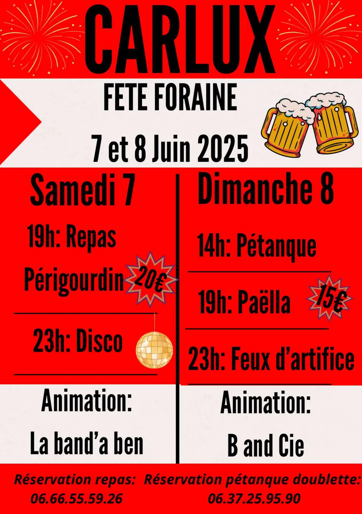 Fête foraine Carlux