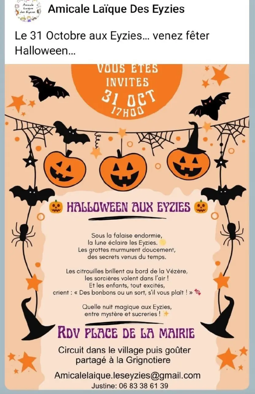 Halloween aux Eyzies