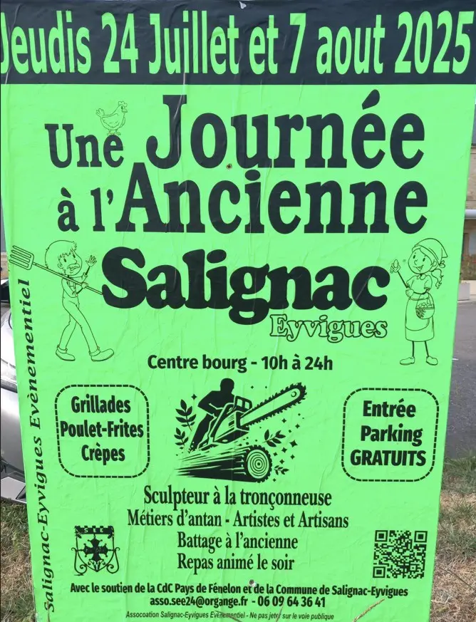 Journées à l'ancienne Salignac été 2025