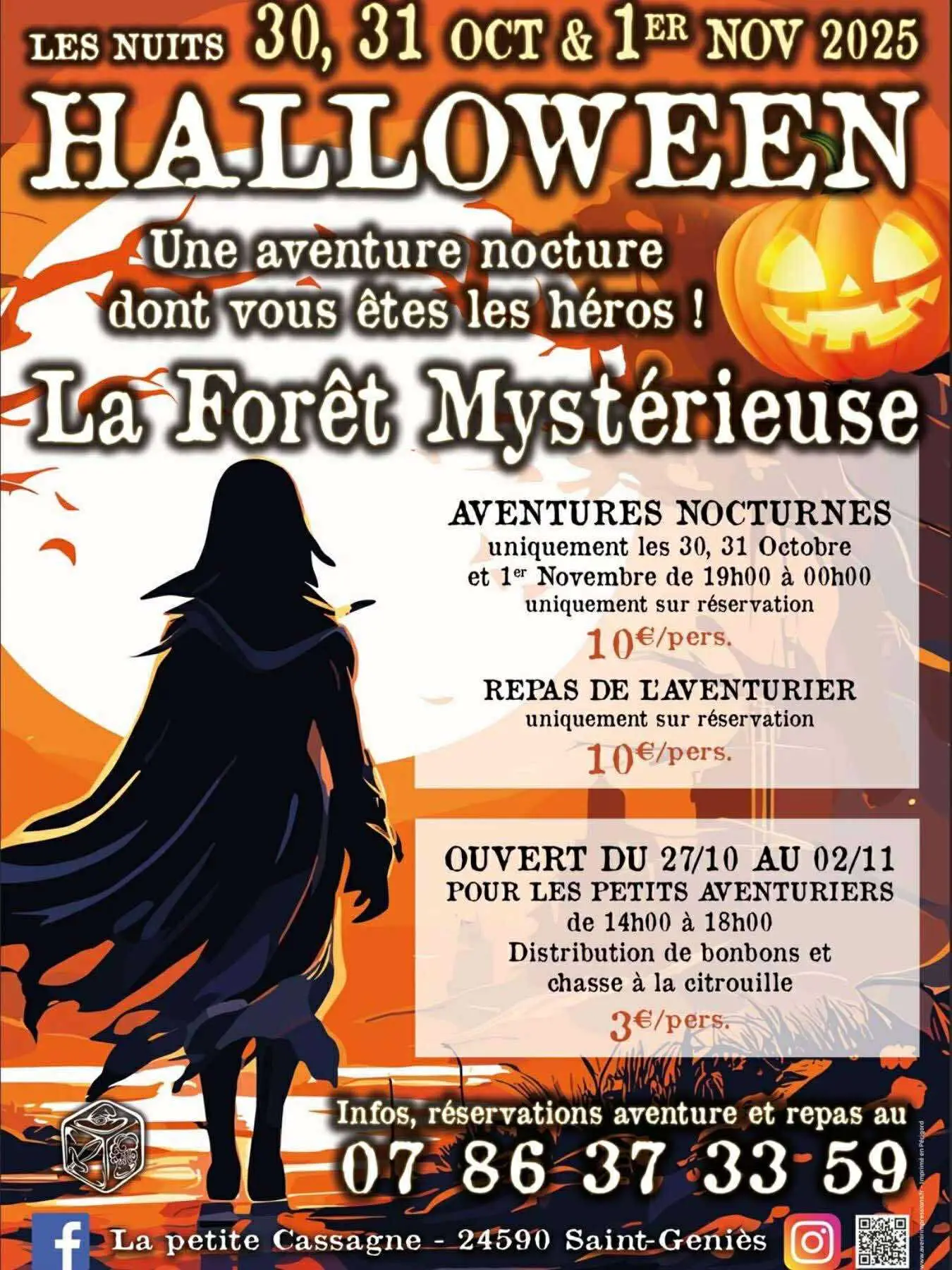 La forêt mystérieuse Halloween