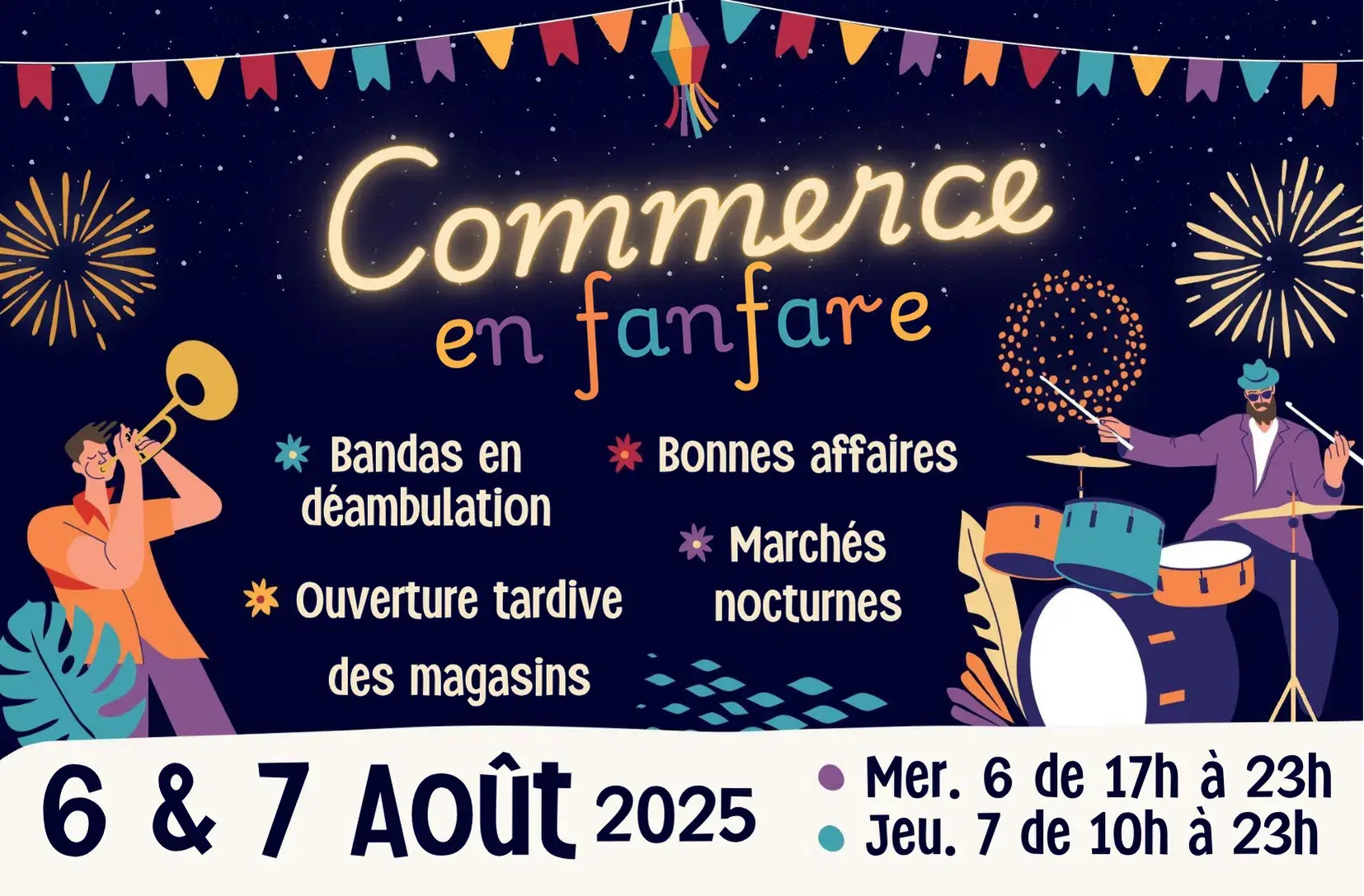 Commerce en fanfare