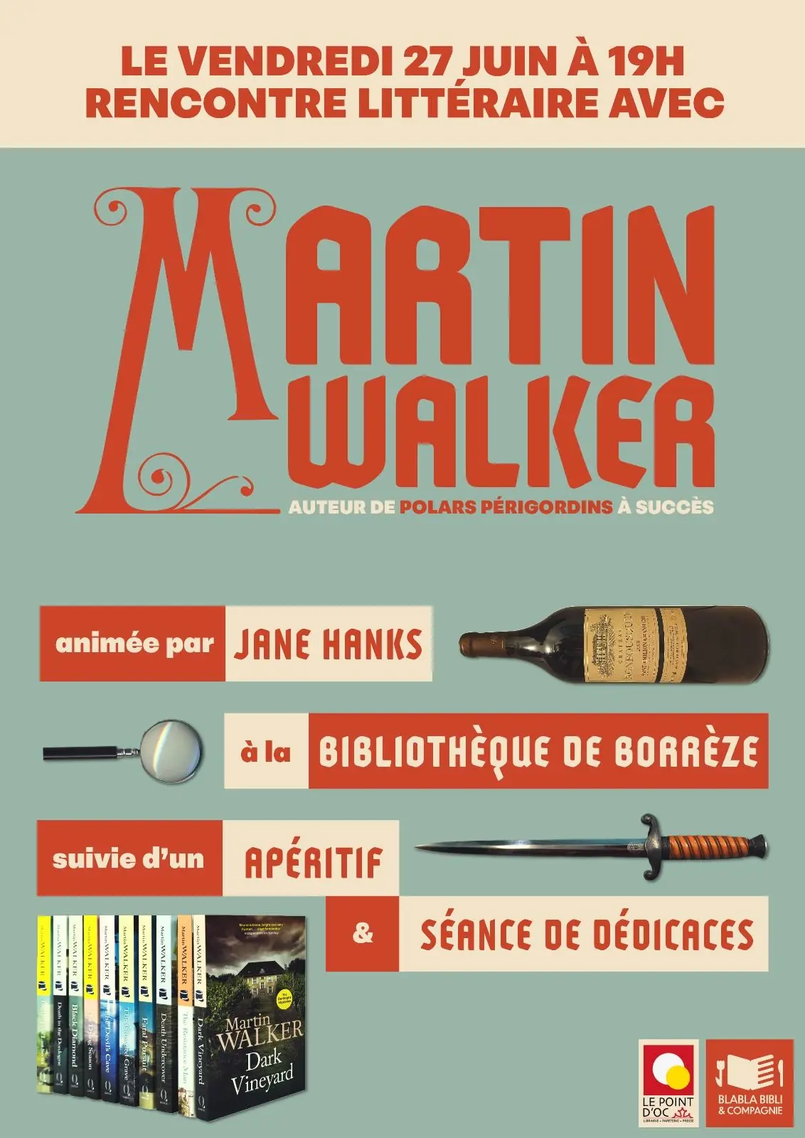 Rencontre Martin Walker Borrèze 27 Juin 2025