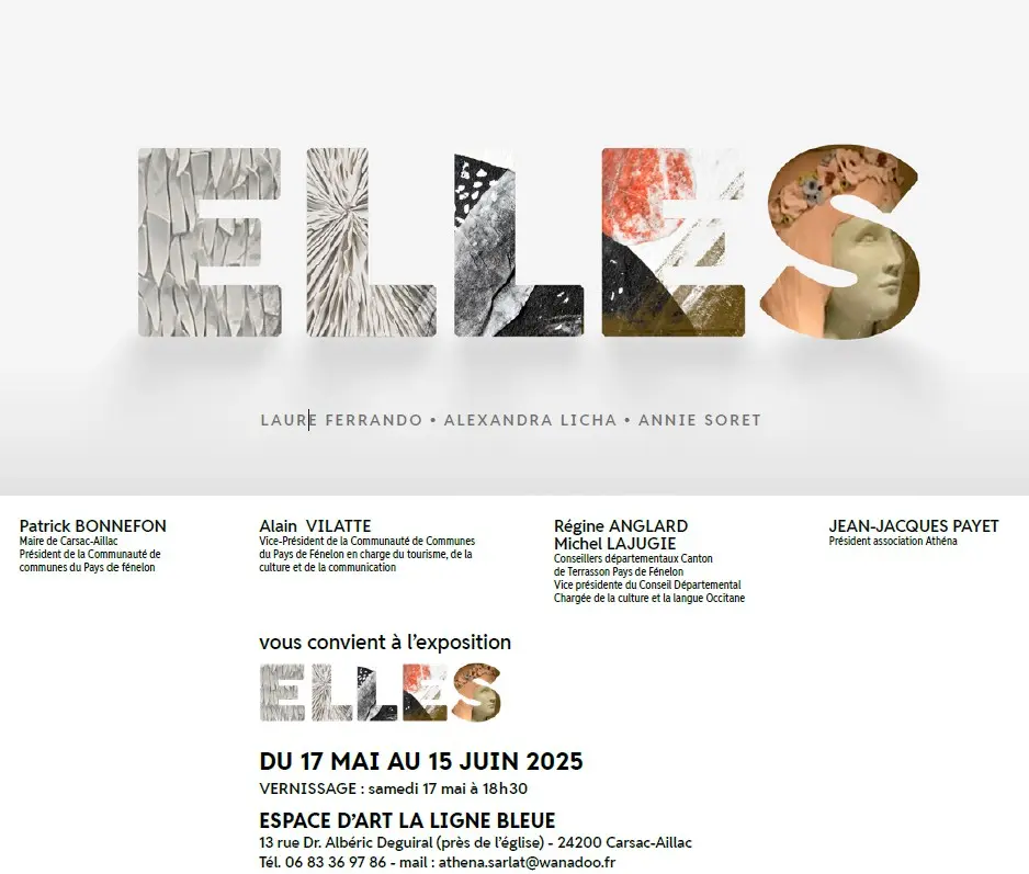 Vernissage exposition ELLES samedi 17 Mai 2025
