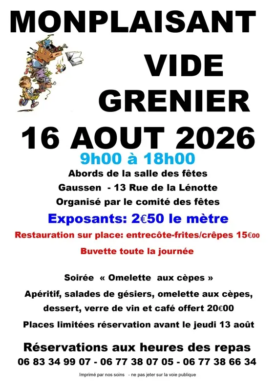 Vide grenier 2026