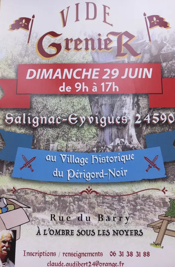 Vide grenier village historique du PN 29 Juin