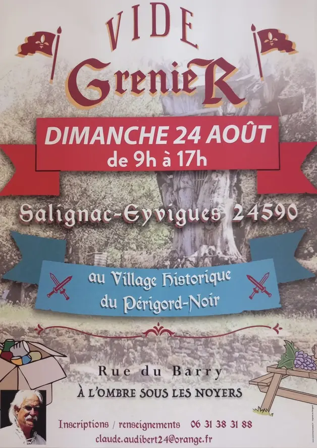 Vide grenier Village historique du PN 24 Aout
