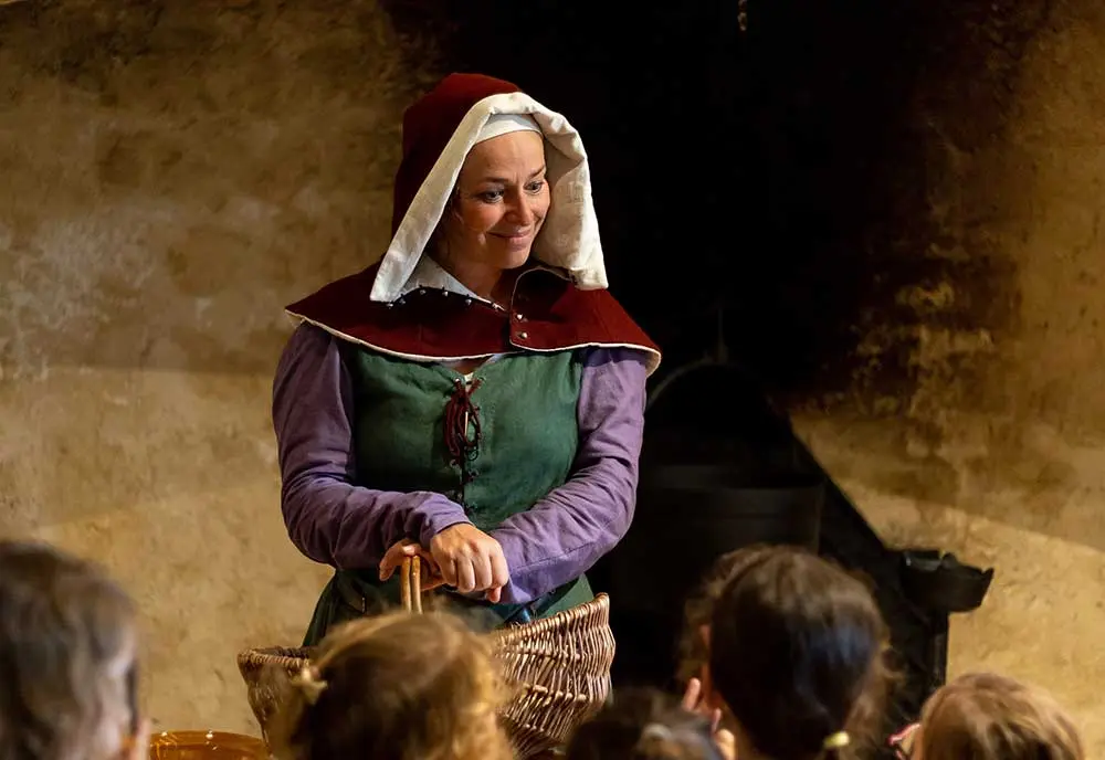 Visite théâtralisée au château de Castelnaud