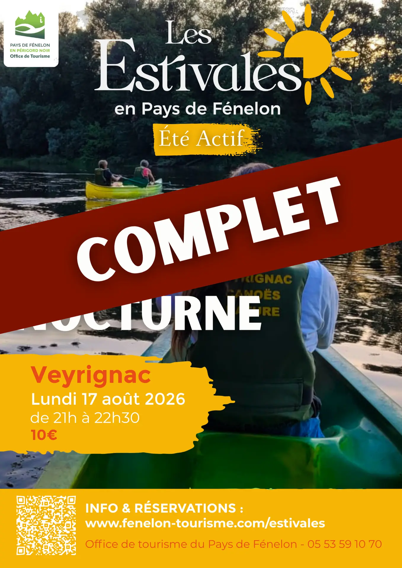 Visuels Estivales 2026 Canoé Nocturne Veyrignac