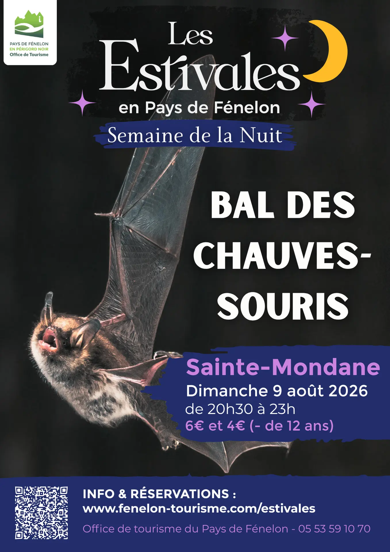 Visuels Estivales 2026 Bal des chauves-souris St Mondane