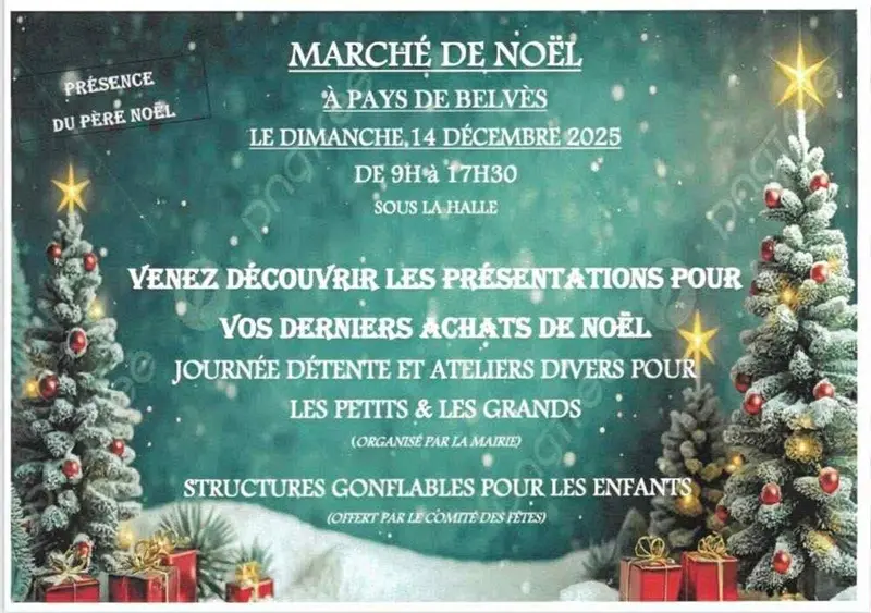 marché noel belves