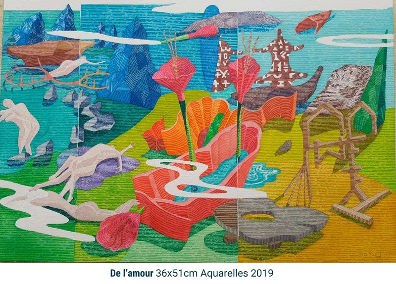 olivier_garand_4_de_l-amour_36x51cm_aquarelles_2019