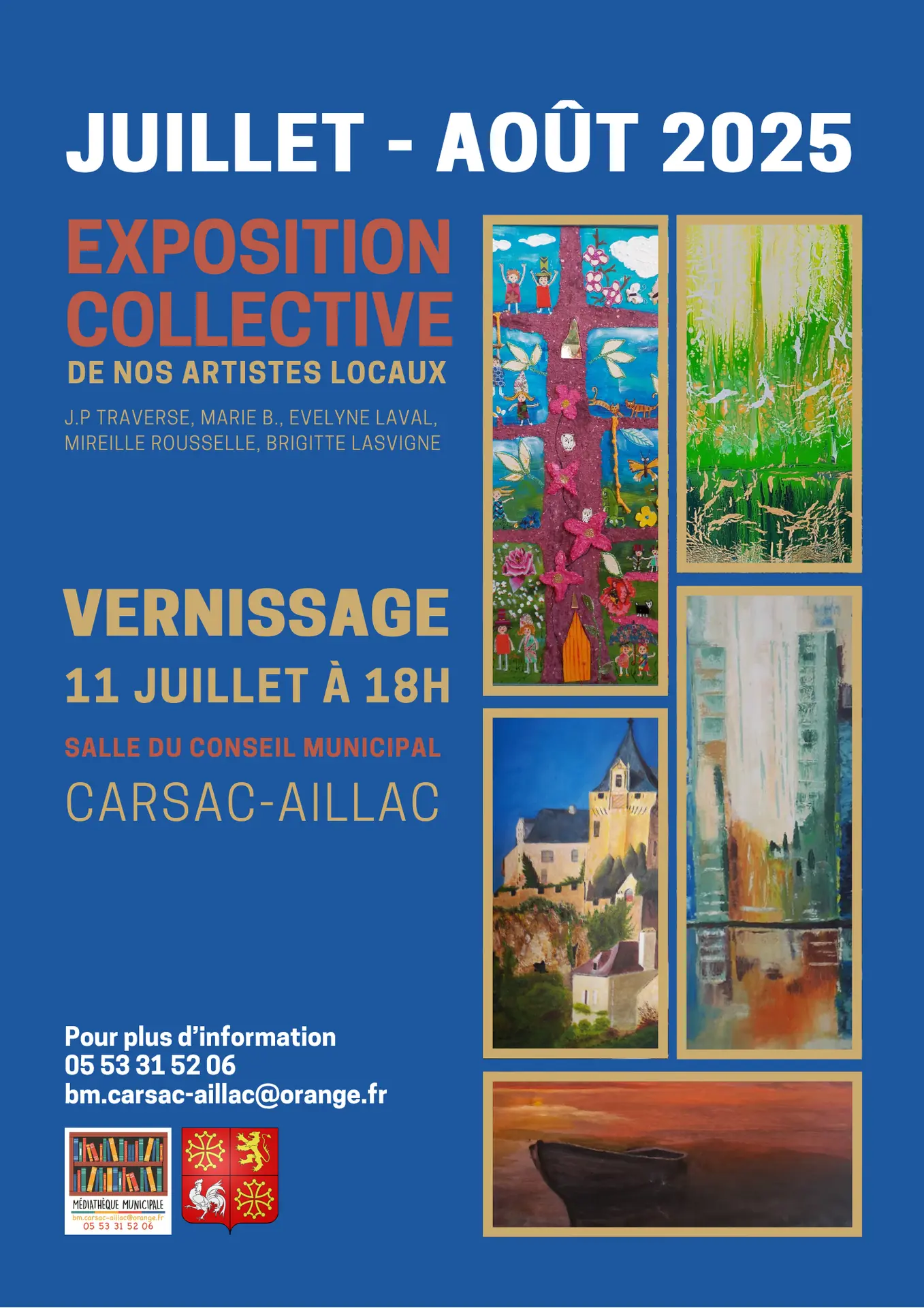 EXPO PEINTURE - affiche expo 2025