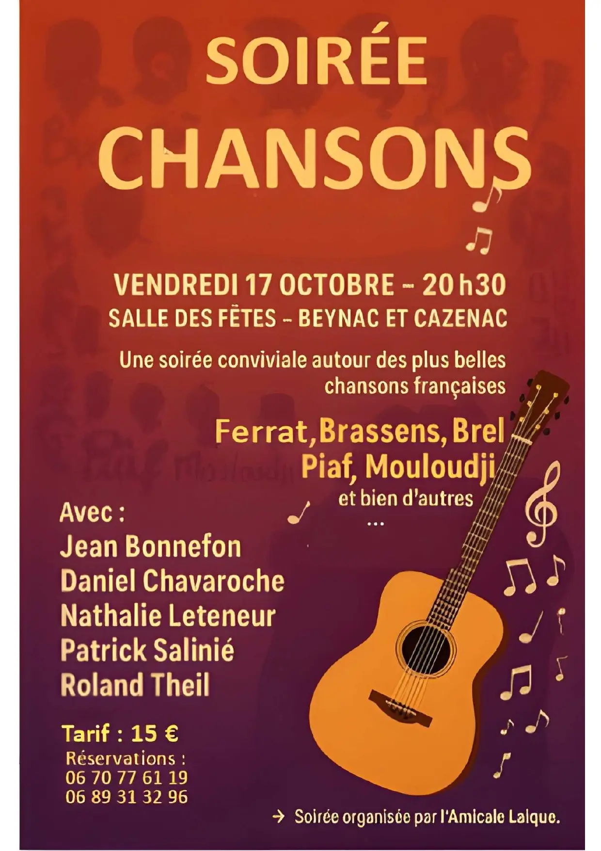 Soirée chansons