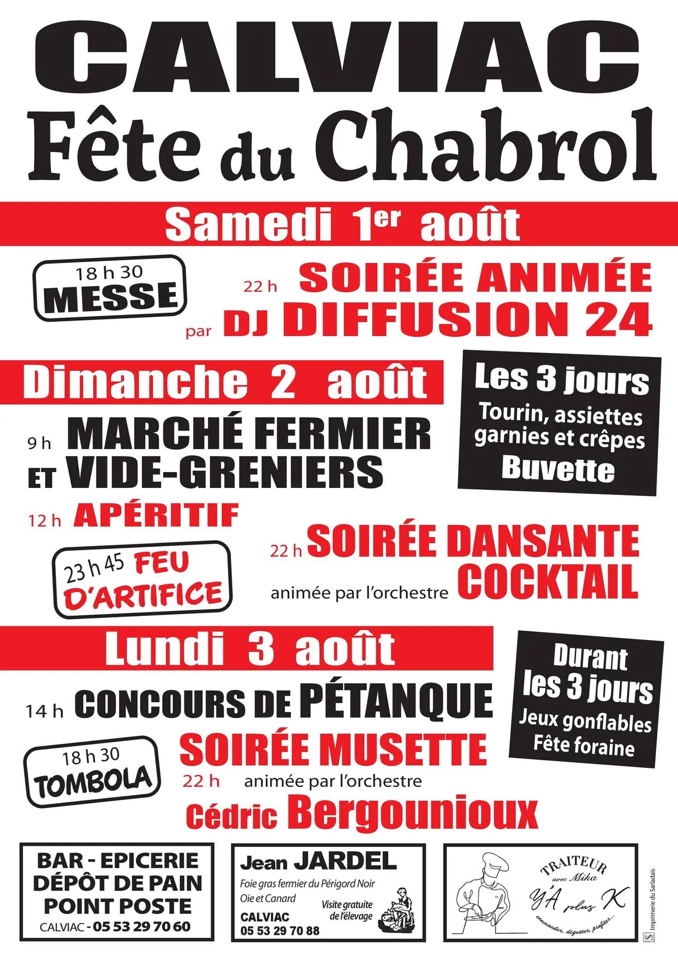 fête calviac