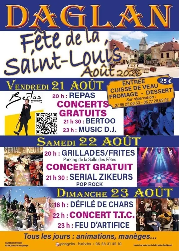 fete de la st louis daglan