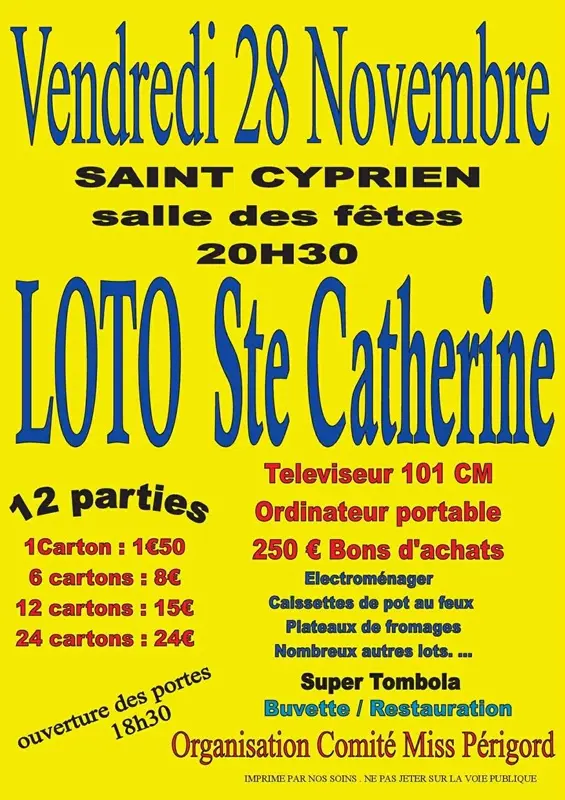 loto ste catherine