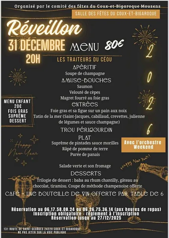 reveillon coux