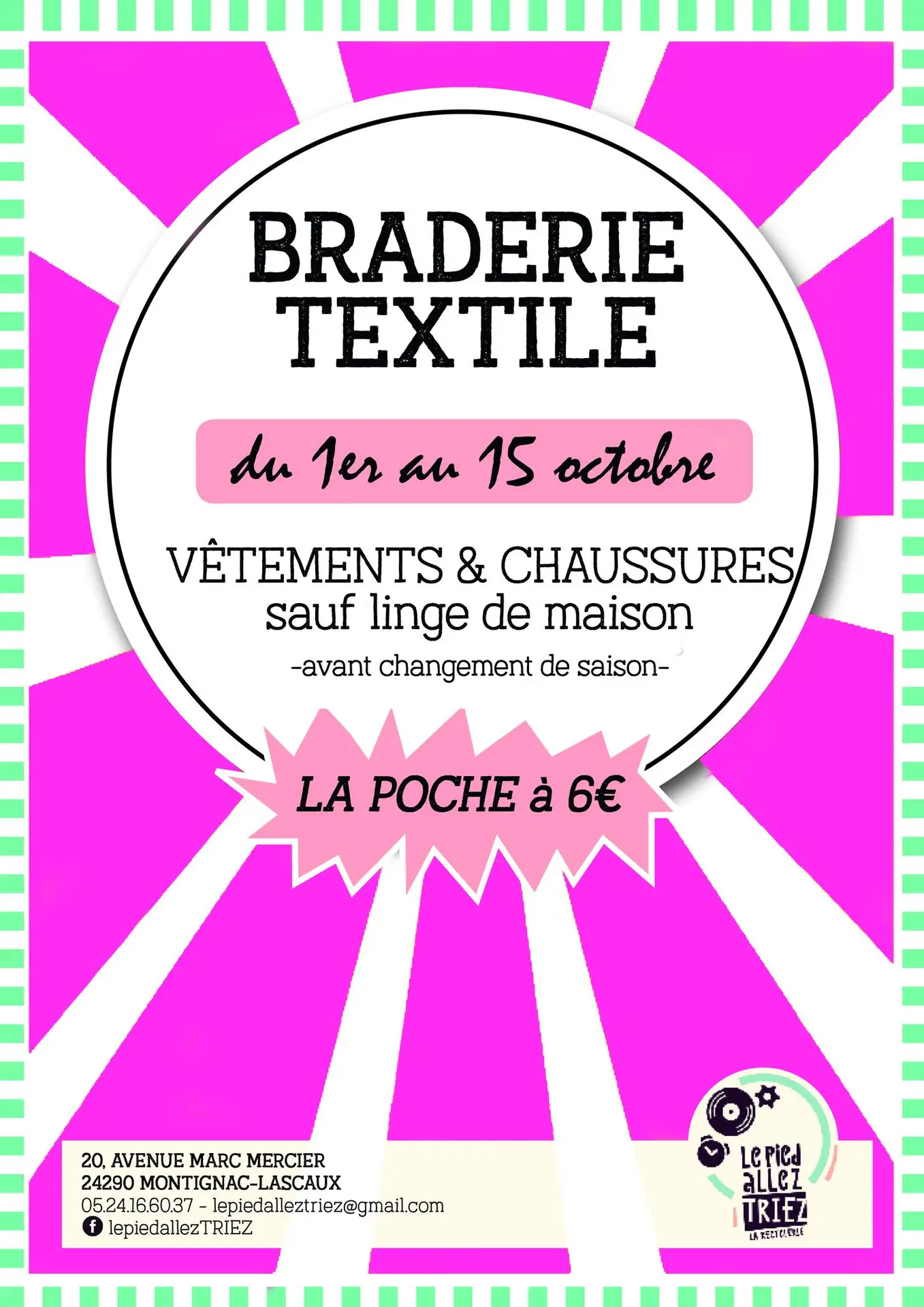 01102025_braderie textile Le Pied allez triez_Montignac