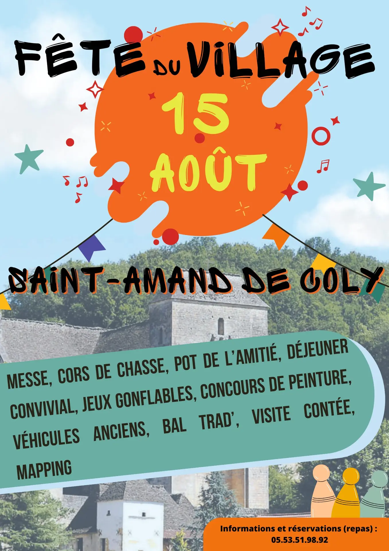 15082025_fête du village_Saint Amand de Coly